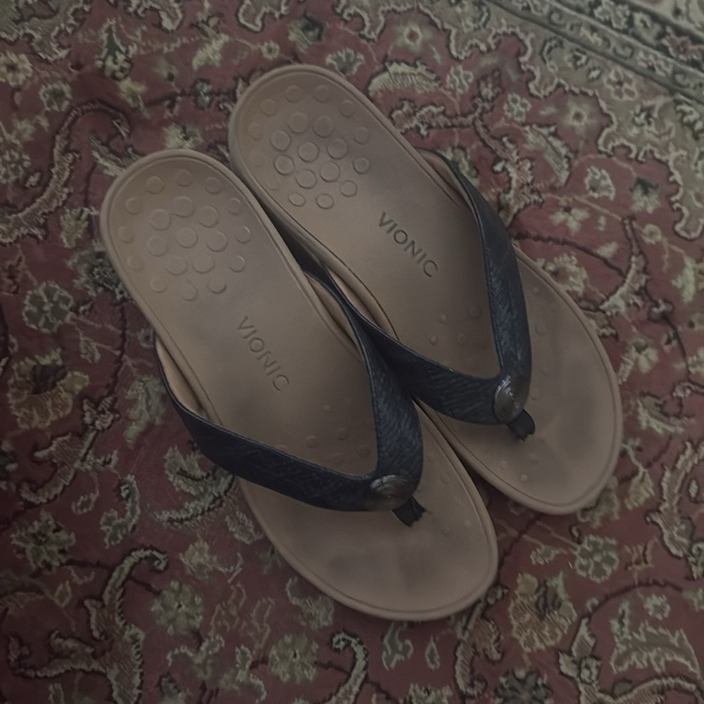 Vionic Pilar Toe Post Platform Thong Sandals - image 5